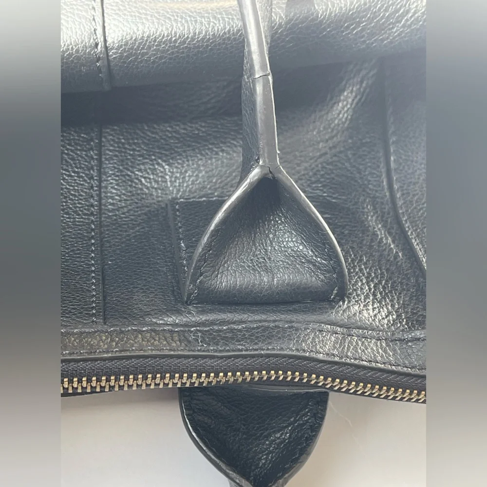 Fossil Leather Tote Bag